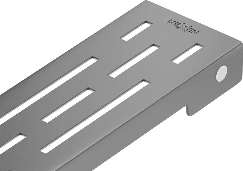 Mexen Flat M01 masca pentru scurgere liniară 90 cm, gri armat periat - 1E20090