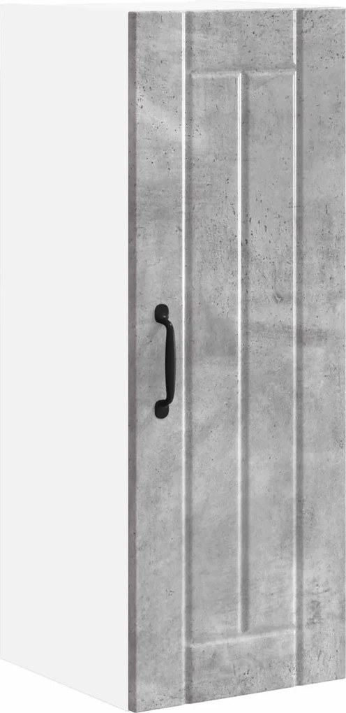 vidaXL Dulap de bucătărie Gri din beton 30 x 31 x 80 cm Lemn compozit