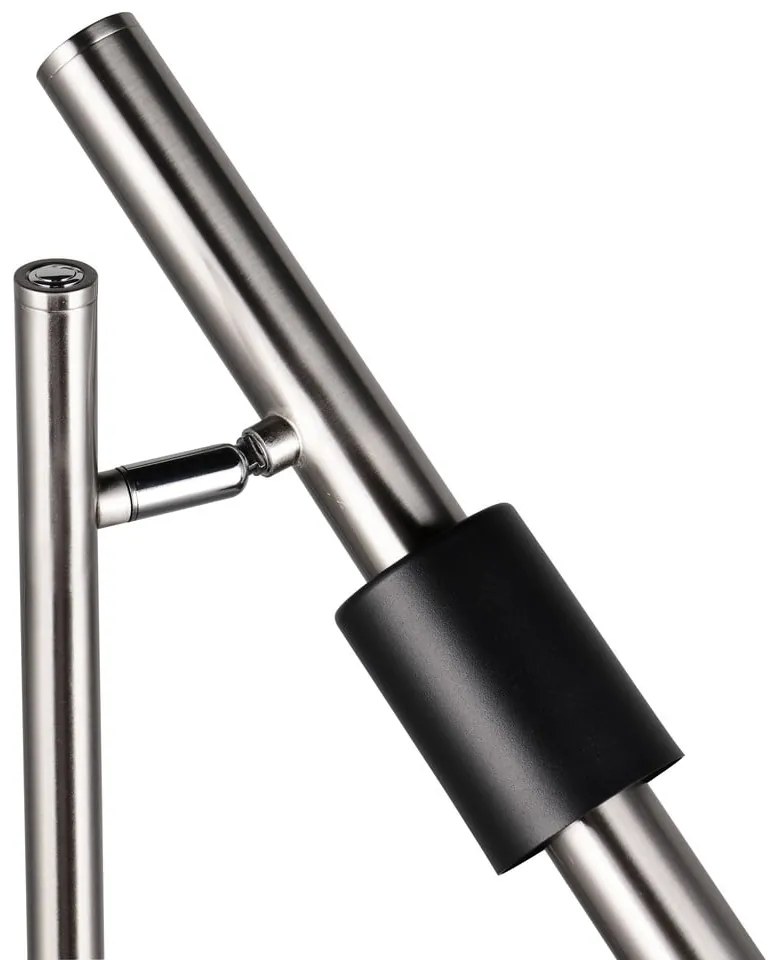 Lampadar negru-argintiu LED (înălțime 150 cm) Ikaris – Trio Select