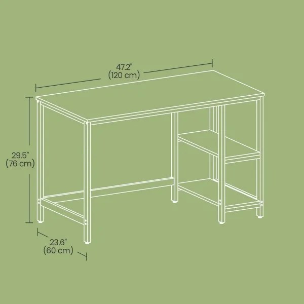 Birou de scris SOLEA maro/negru