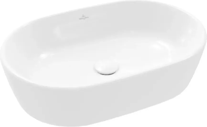 Lavoar pe blat Villeroy&Boch Architectura oval finisaj alb lucios 60 cm