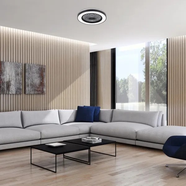 Plafonieră LED dimabilă cu ventilator Rabalux 71336 DALFON 40W/230V 3000/4000/6000K + telecomandă