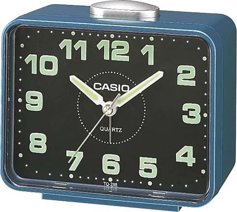 Ceas desteptator CASIO TQ-218-2EF albastru 6/10,7/9 cm