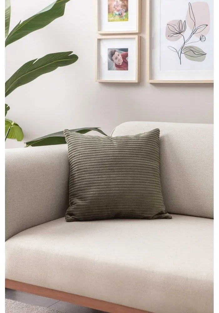 Fețe de pernă 2 buc. din catifea reiată 43x43 cm – Mioli Decor