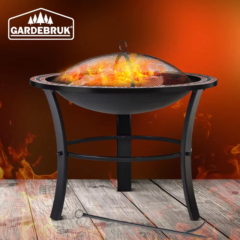 Deuba Semineu Fuoco Ø76 cm - mozaic