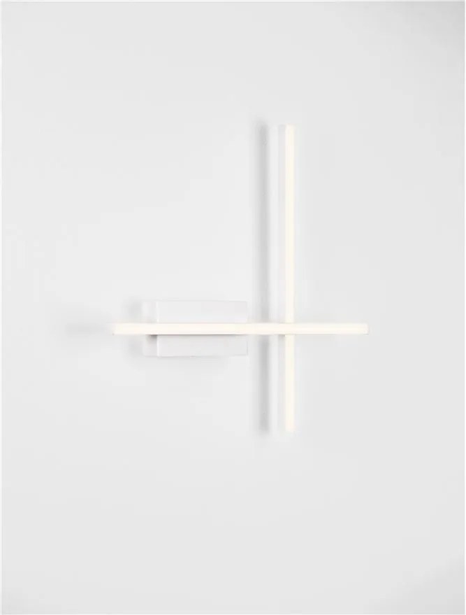 Aplica de perete LED design modern QUAM alb