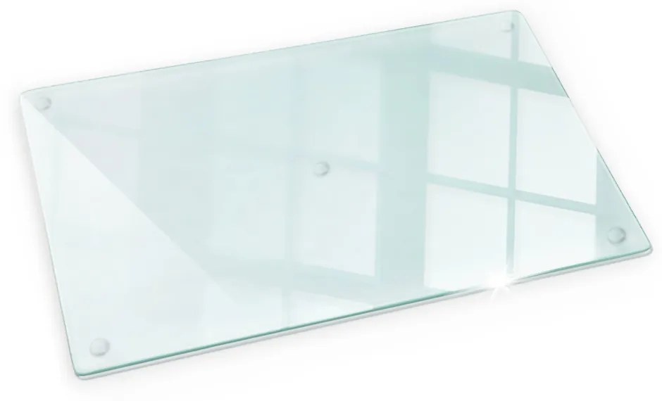 Placa din sticla protectie transparentă perete bucatarie 52x30 cm