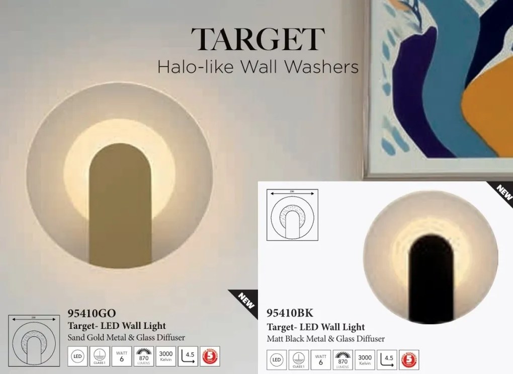 Aplica de perete LED ambiental Target