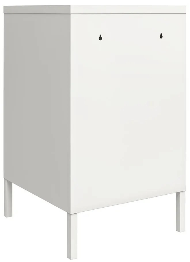 Noptieră albă din metal Mission District – Støraa