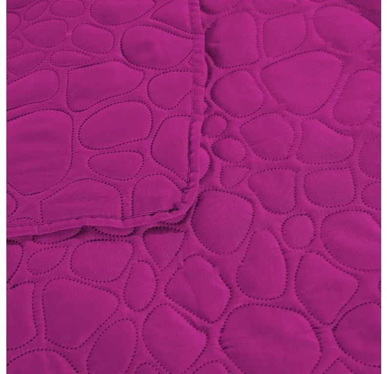 Cuvertura mov pentru pat cu model STONE Dimensiune: 220 x 240 cm
