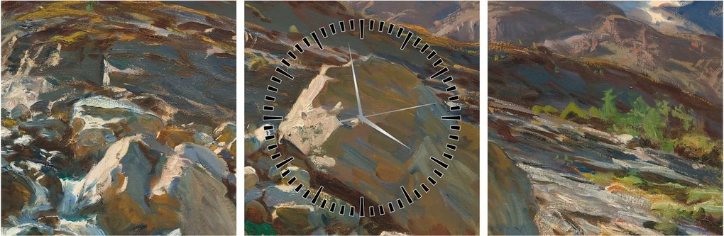 Tablou - John Singer Sargent, Simplon Pass, reproducere (cu ceas) (90x30 cm)