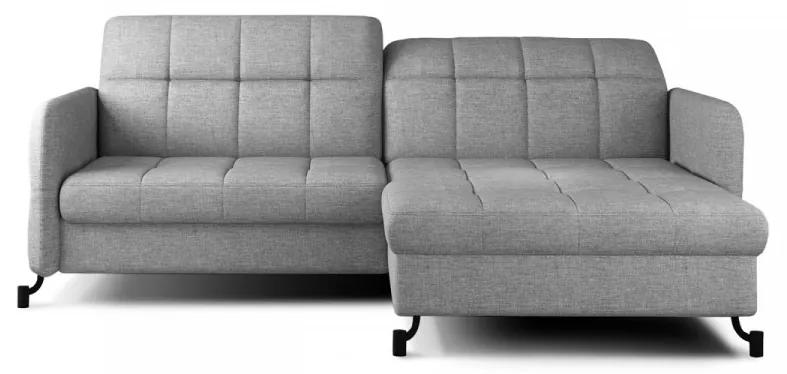Canapea extensibila cu spatiu pentru depozitare, 225x105x160 cm, Lorelle R03, Eltap (Culoare: Albastru inchis texturat / Solar 79)