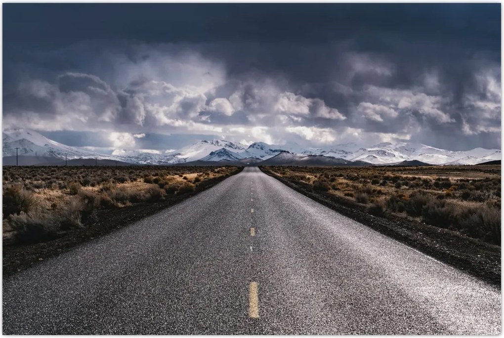 Tablou drumului în deșert (90x60 cm)