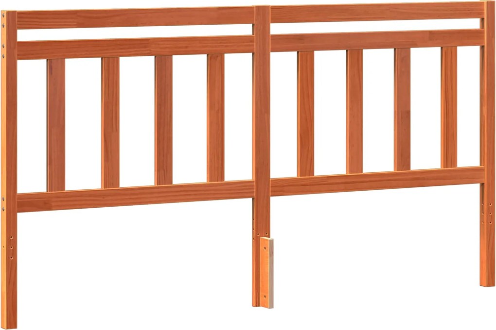 vidaXL Tăblie cap cu headboard Maroniu cerat 185,5 x 100 cm