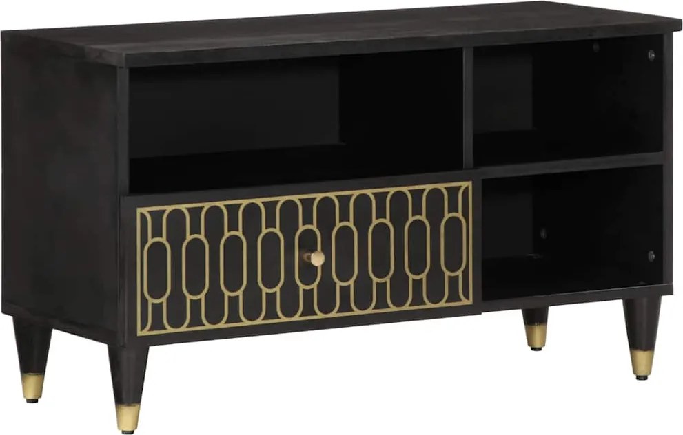 vidaXL Dulap TV, 80x33x46 cm, lemn masiv de mango