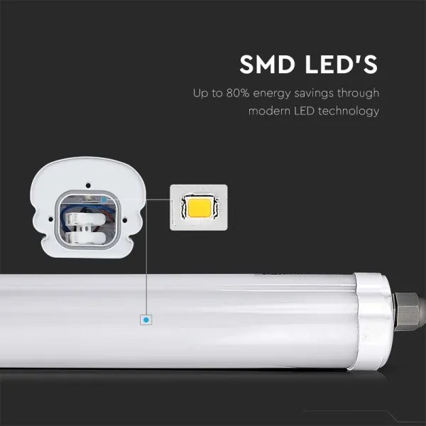 Corp de iluminat LED fluorescent industrial G-SERIES LED/18W/230V 6500K IP65 60 cm