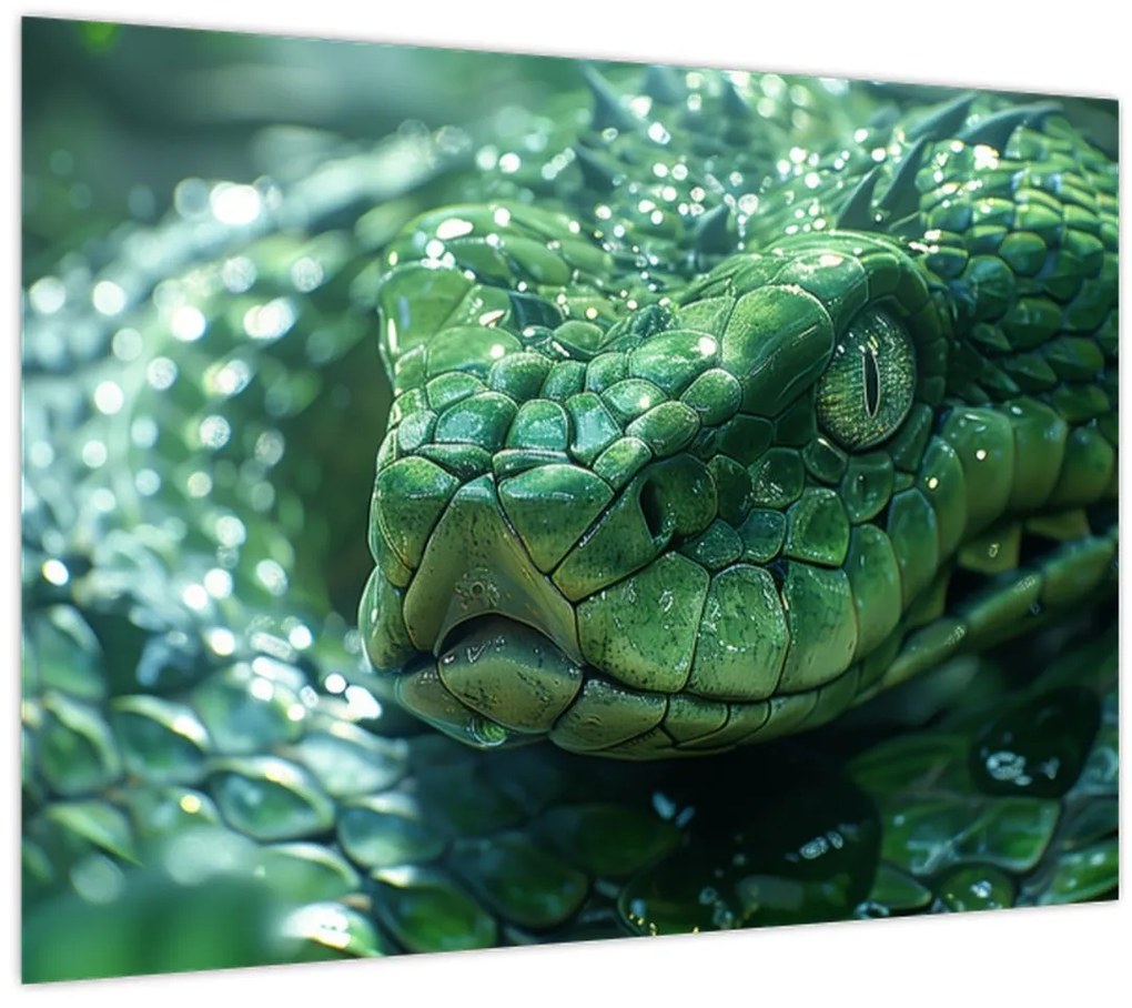 Tablou - Portret de șarpe (70x50 cm)