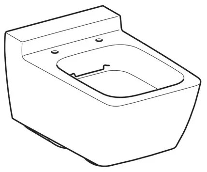 Vas wc suspendat Geberit Xeno2 rimfree cu spalare verticala alb