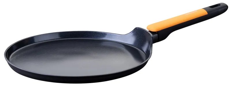 Tigaie pentru clatite Fackelmann Soft Collection 688624, 28 cm, Acoperire antiaderenta, Inductie, Maner moale, Negru