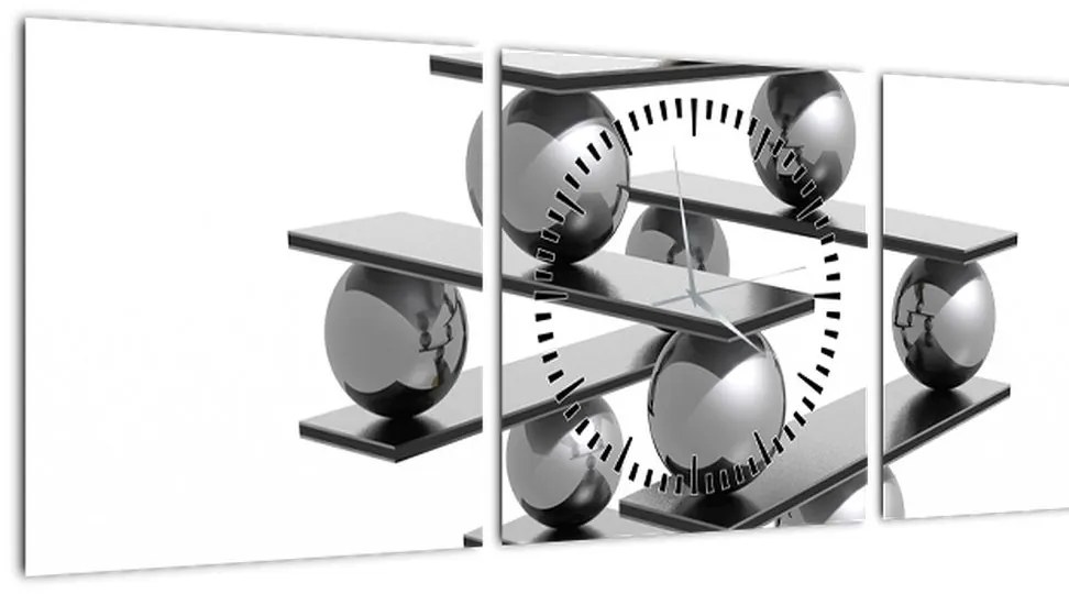 Tablou - Stabilitatea (cu ceas) (90x30 cm)