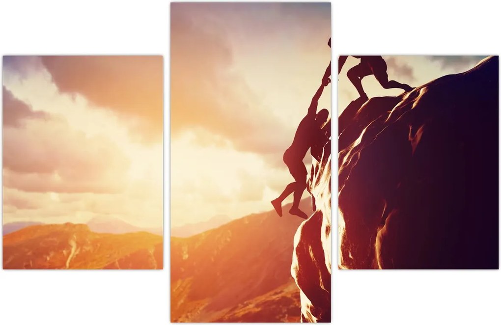 Tablou - Alpiniști (90x60 cm)