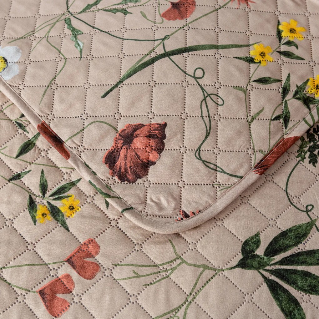 Cuvertura de pat HERBAR bej Dimensiune: 170 x 210 cm