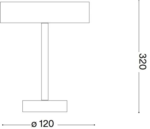 Ideal Lux - Lampă LED de exterior TOFFEE LED/2W/230V CRI 90 IP54 negru, touch