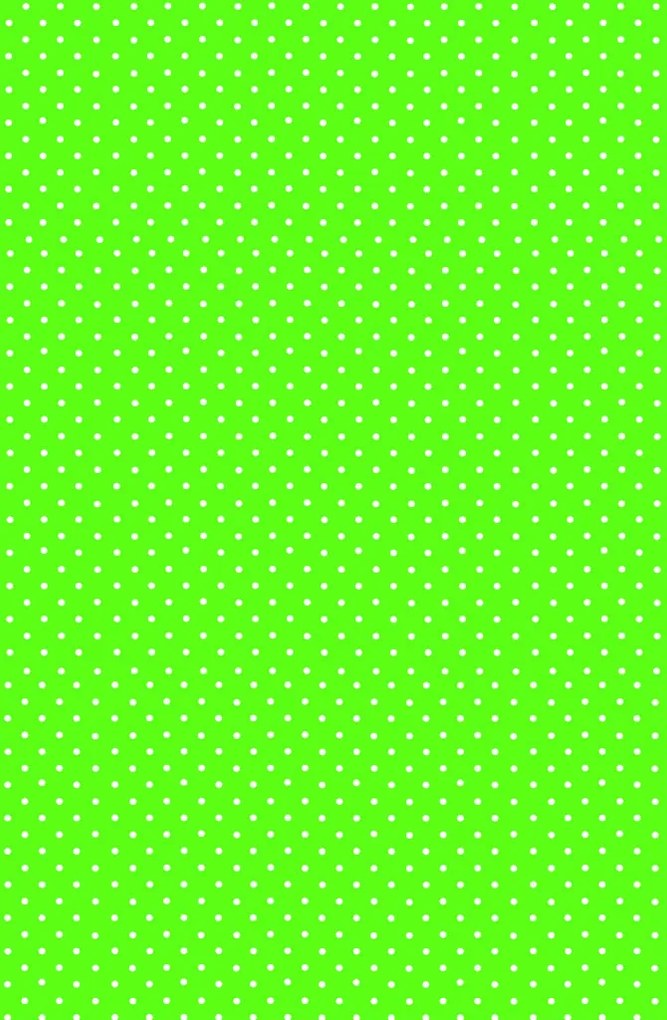 Colorat White Dots Față de masă din hârtie verde 120x180 cm