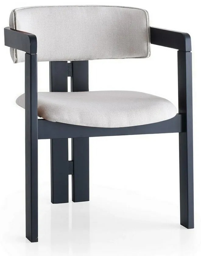 Scaun de sufragerie CO Cream and Black