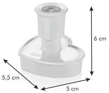 Formă cu presă Tescoma DELÍCIA, inimioare,, 3 buc.
