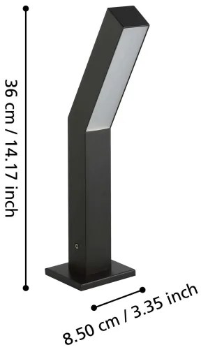 Lampă LED de exterior Eglo 900996 IZZALINI 1xGU10/2,8W/230V IP44