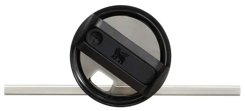 Termos negru cu pai din oțel inoxidabil 600 ml Quencher H2.0 FlowState Tumbler Black – Stanley