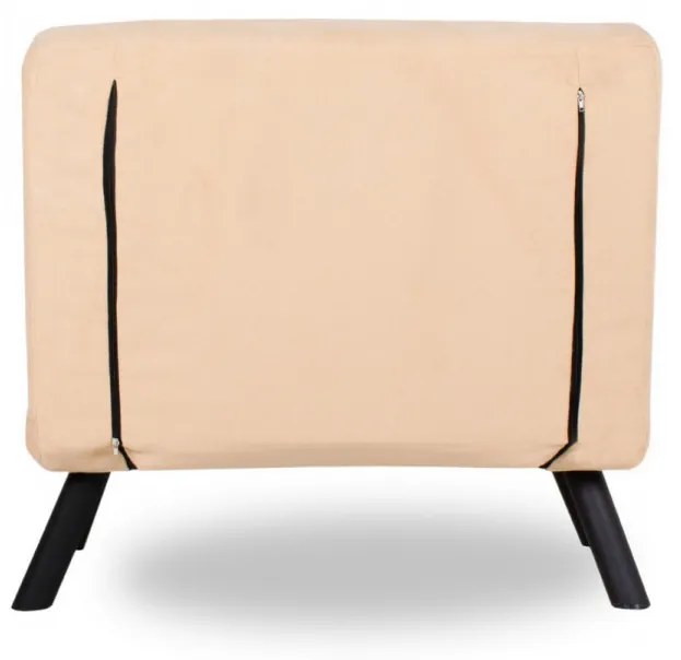 Fotoliu Extensibil Sando Single, Crem