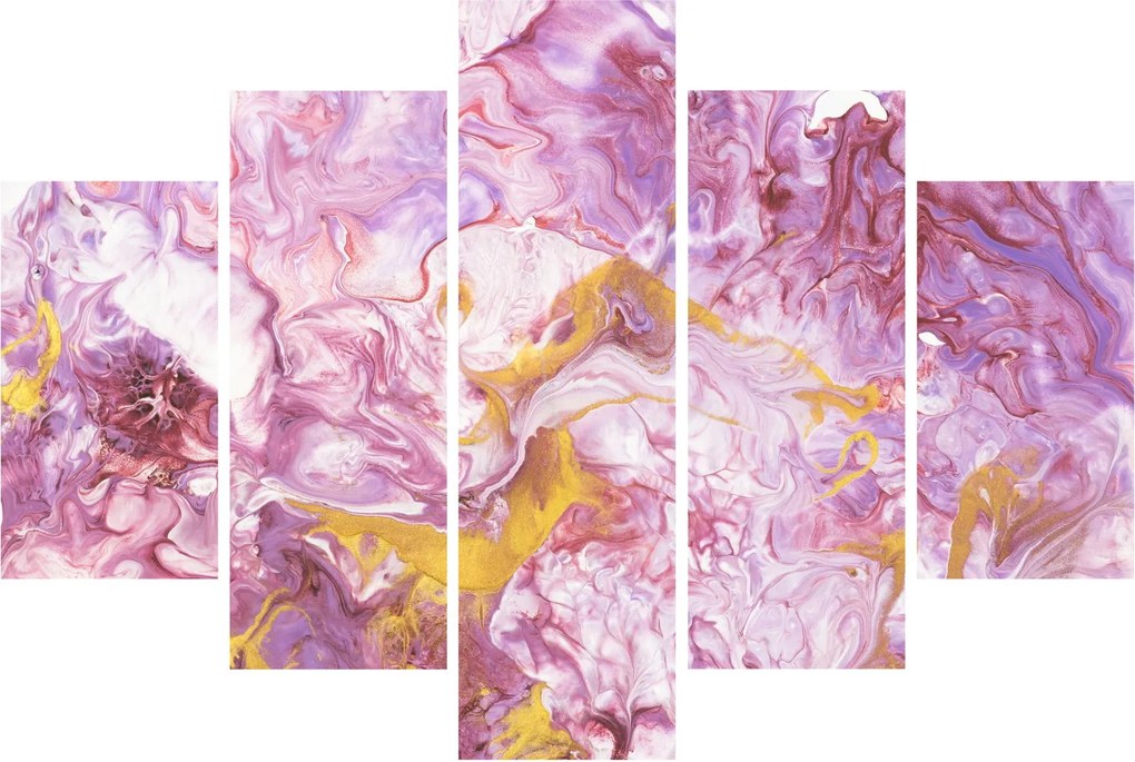 Tablou - Abstract roz (150x105 cm)