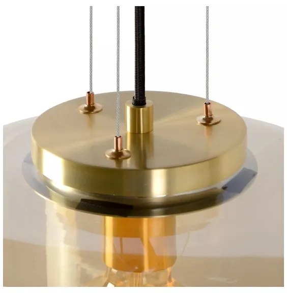 Lustră pe cablu FLORIEN 1xE27/60W/230V aurie Lucide 30473/28/62