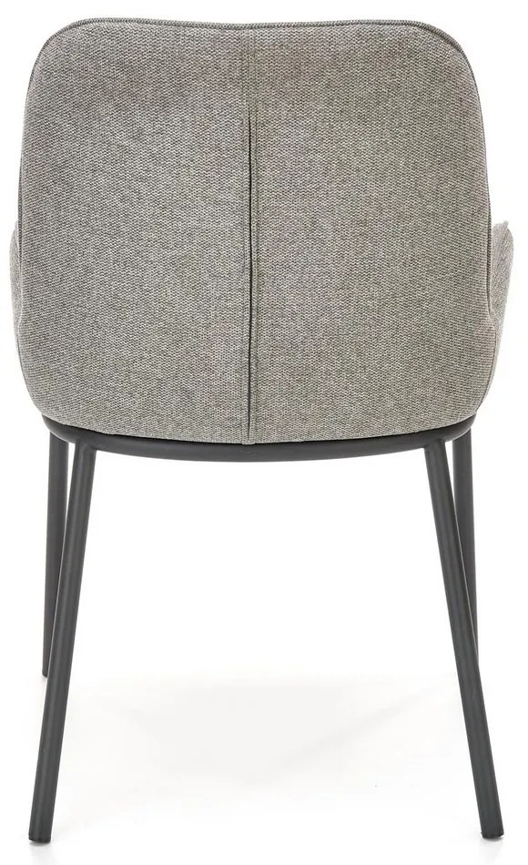 Scaun de bucaterie Bellamy, gri/negru