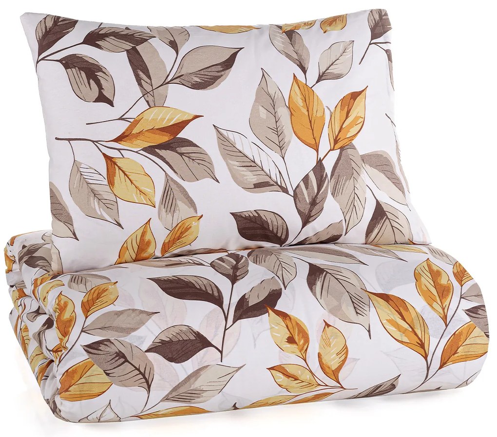 Lenjerie de pat din bumbac 4Home Autumn Leaves ,140 x 200 cm, 70 x 90 cm