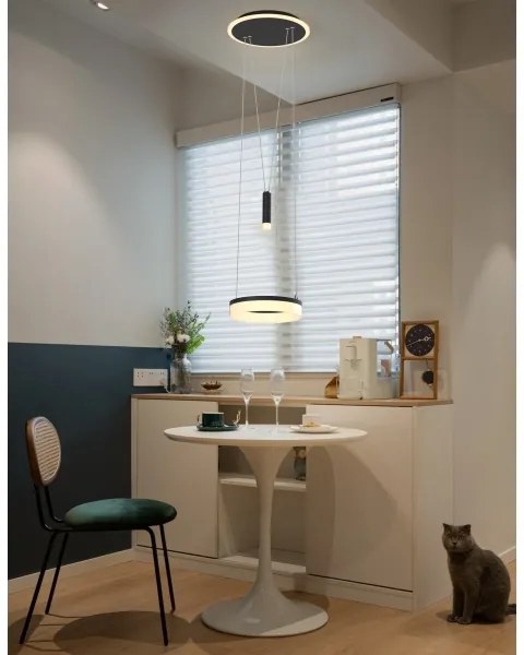 Lustră LED dimabilă pe cablu Wofi 6054-302 JESSE LED/15,5W/230V negru