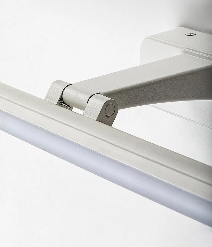 Aplica LED oglinda, tablou Nabil alb