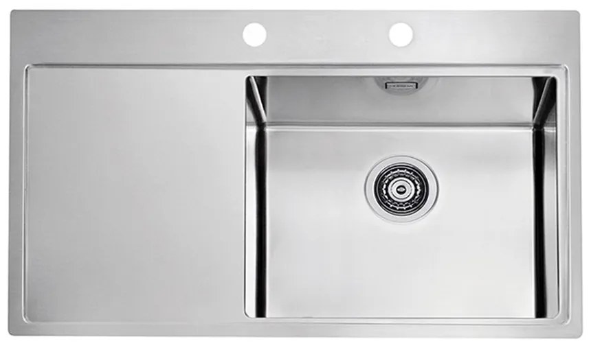 Chiuveta inox Alveus Pure 50 dreapta 86x53 cm