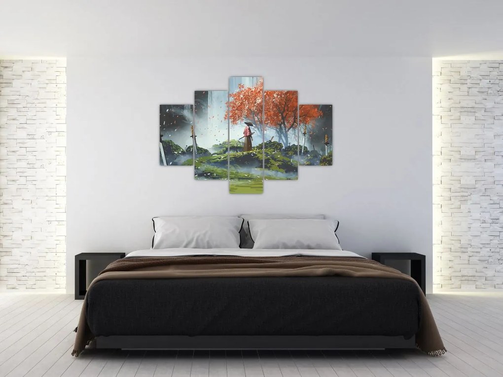 Tablou - Ilustrație a Grădinii de săbii (150x105 cm)