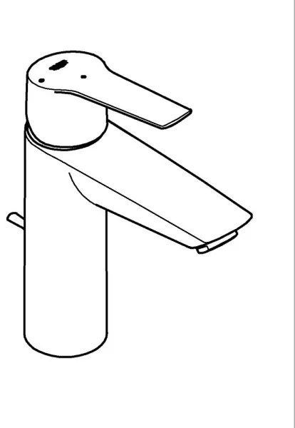 GROHE 235522432 - Baterie pentru lavoar START, 192 mm, neagră