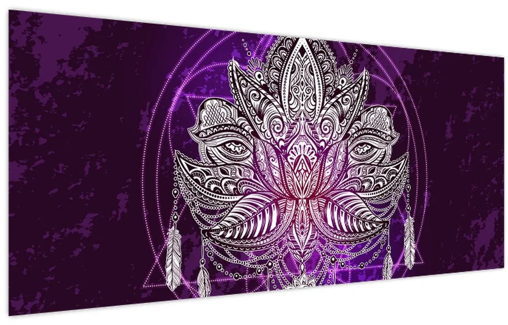 Tablou - Lotus (120x50 cm)