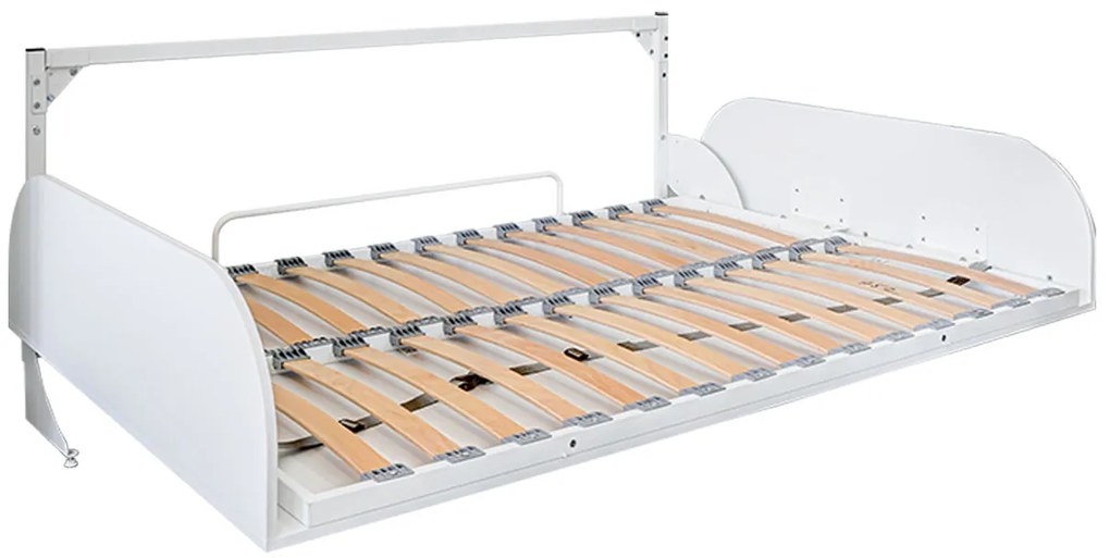 Pat rabatabil single 90 (90x200) - alb mat
