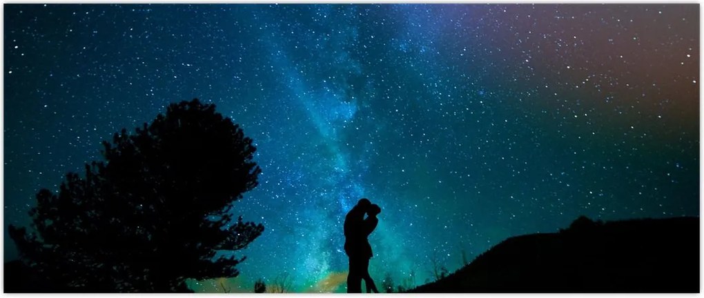 Tablou - Întâlnire sub stele (120x50 cm)