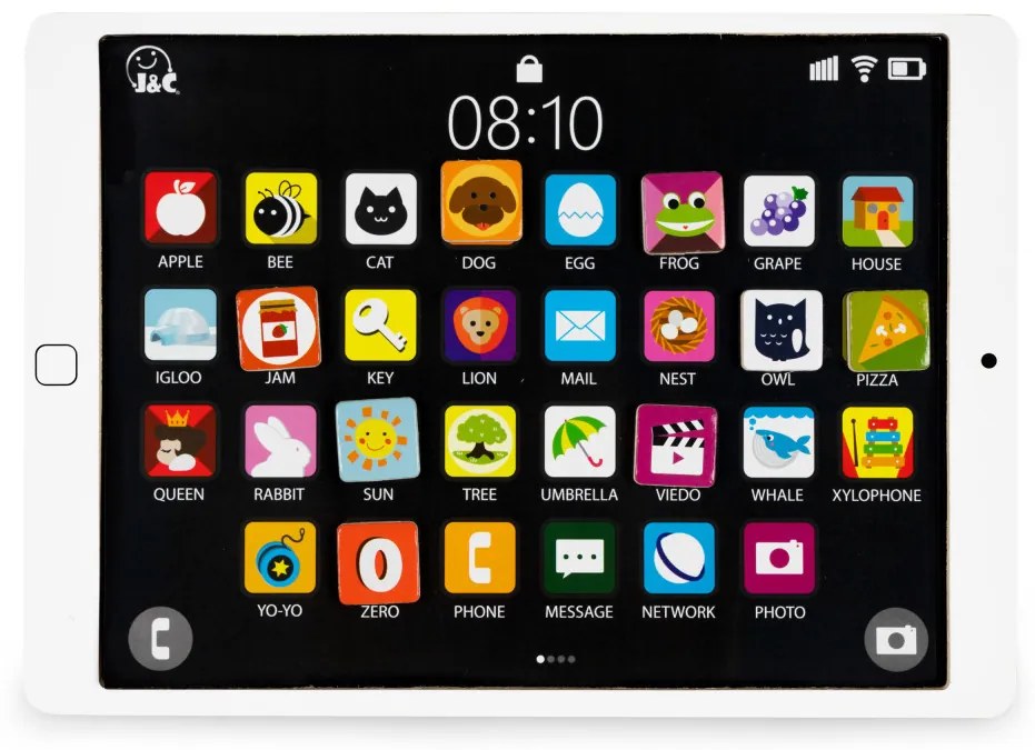 Tabletă magnetică din lemn cu numere