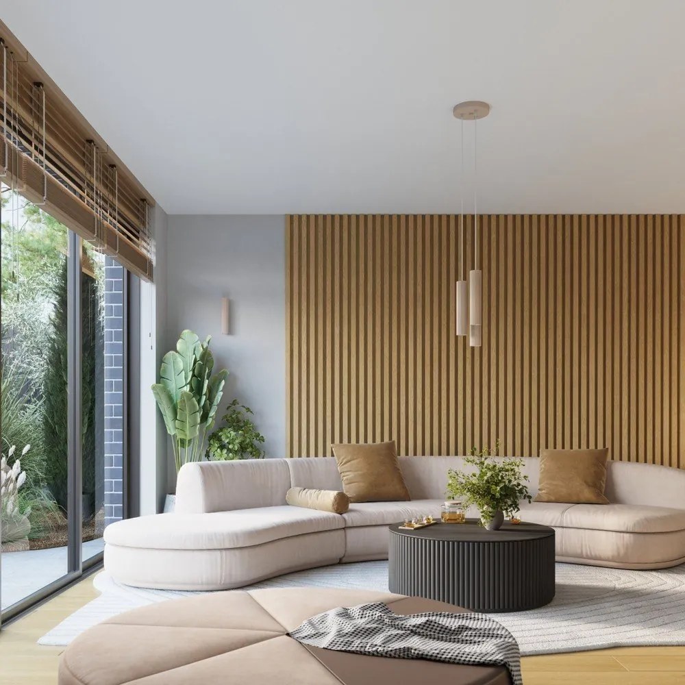 Aplică de perete taupe din metal ø 6,5 cm Gleam – Sollux