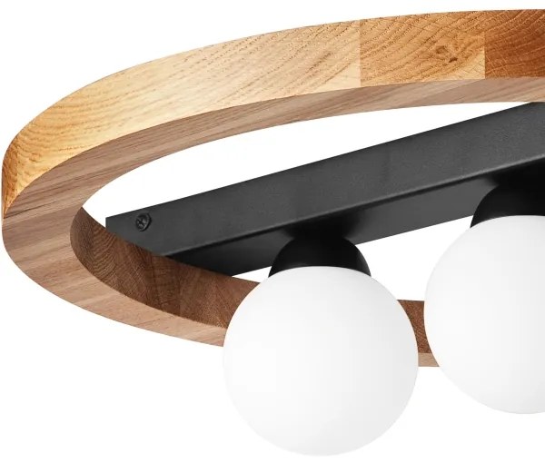 Spot OTIS 3xG9/5W/230V + 1xE27/15W/230V stejar