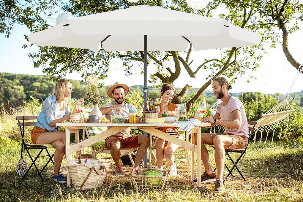 Deuba Floarea soarelui de gradina Maui Ø330 cm - bej