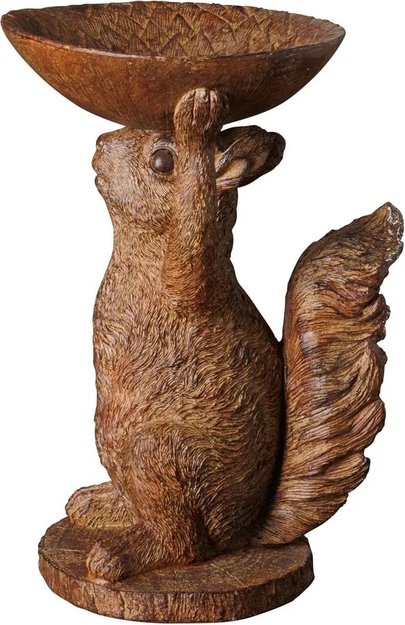 Bol decorativ, din polirasina, Squirrel
